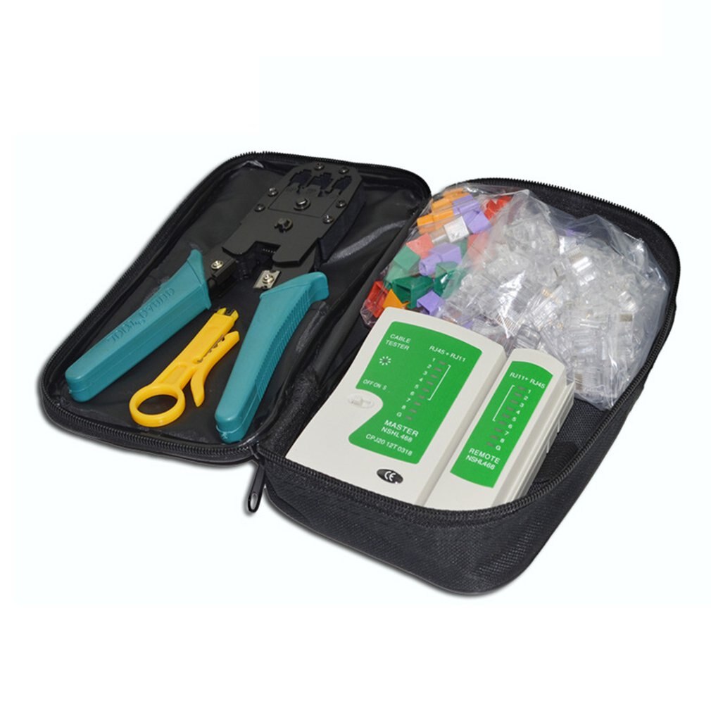 Network Cabling Tools Plastic 8P / 6P / 4P Crimping Pliers Line Finder Rj45 Network Crystal Head Wire Cutter