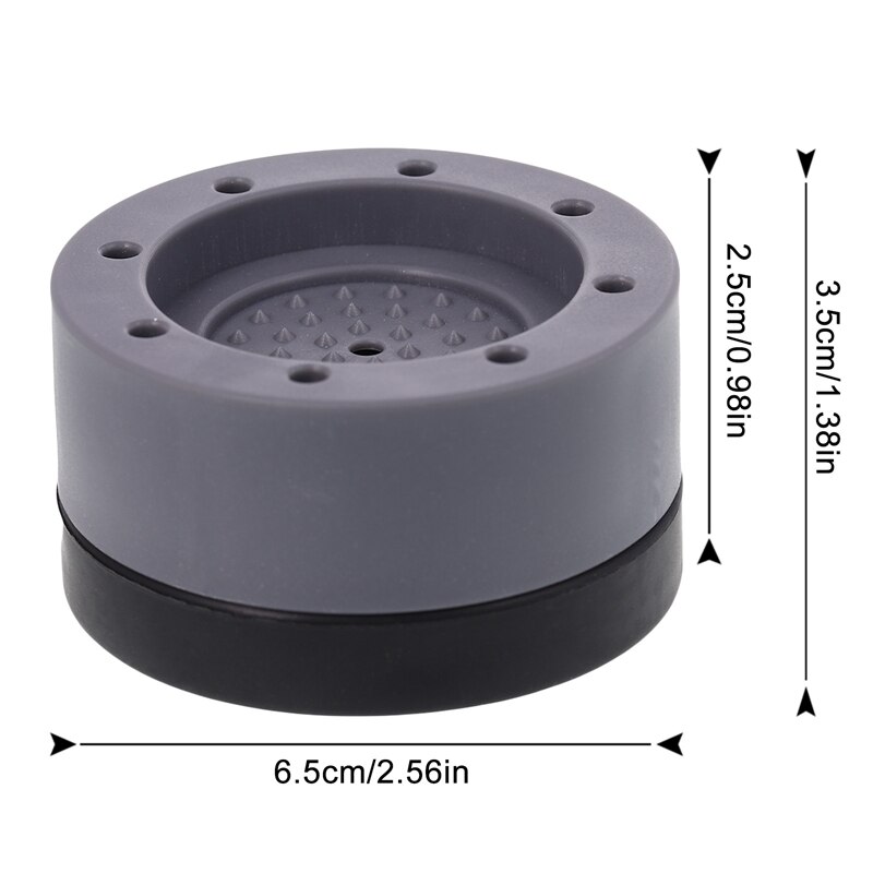 4 Stks/set! Shock Noise Cancelling Machine Ondersteuning Wasmachine Ondersteuning Anti-Slip Anti Trillingen Droger Verhogen Hoogte Voeten Pads