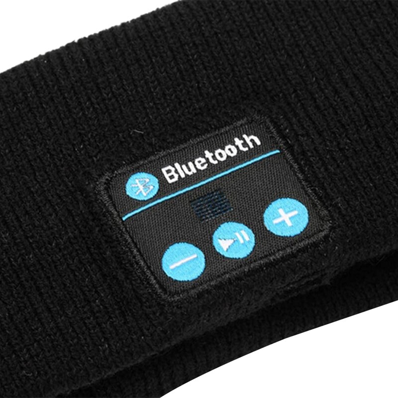 Elos-Bluetooth Sport Hoofddoek, Draadloze Bluetooth Hoofdtelefoon Hoofdband Met Zachte Warme Running Sport Hoofdband