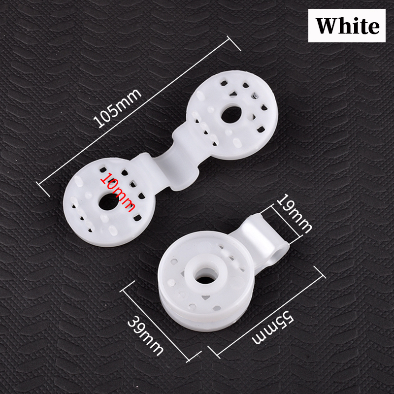 1~100Pcs White Sun Shade Net Clip Sunshade Net Fixing Clip Greenhouse Shade Cloth Fix Clamp Plastic Grommet Fence Netting Hook: 2*2.6 / WHITE