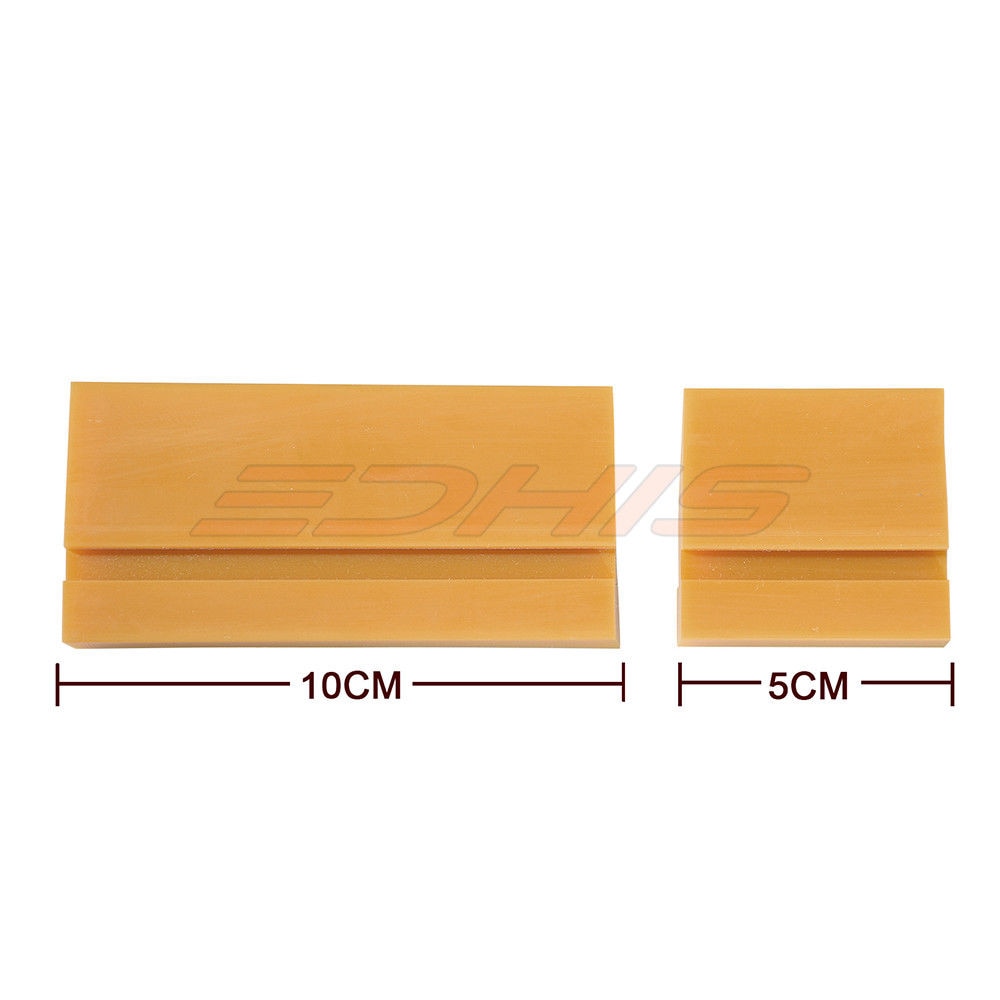 EHDIS Vinyl Film Car Wrap Yellow Turbo Squeegee Car Cleaning Tools Ice Scraper Tube Rubber Squeegee Water Decal Wiper Scraper