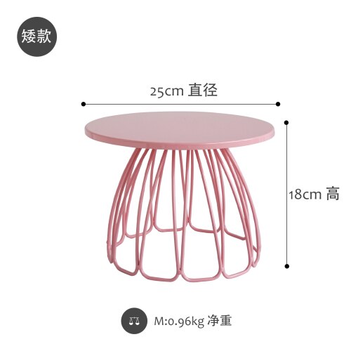 Rosa prinsessa bröllop födelsedag flicka baby shower fest tårta mat cupcake stativ hållare tårt tallrikar baka bakverk serviser: 19116- s