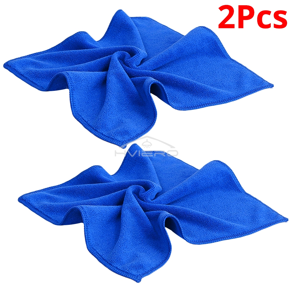 2/5/10x Spot Ruggine Asciugamano Assorbente Addensare Panno In Microfibra Scamosciato Auto Moto Pulizia Vernice Cura Lavaggio Rifornimenti di Bellezza Strumenti adesivo: Blu