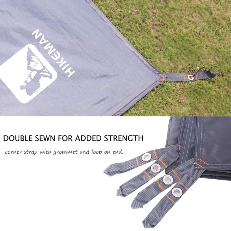 Lona impermeable para acampar, ultraligera esterilla de bolsillo de Picnic, gruesa, para suelo de tienda al aire libre, portátil, para viajes, senderismo y Camping