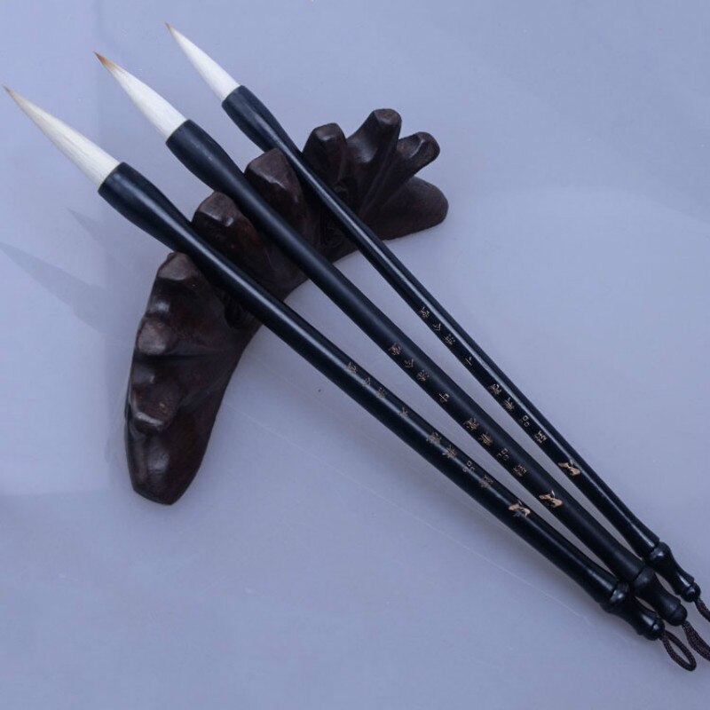 Chinese Traditional Calligraphy Set Multiple Hairs Calligraphy Writing Brushes Chinese Landscape Painting Brush Set