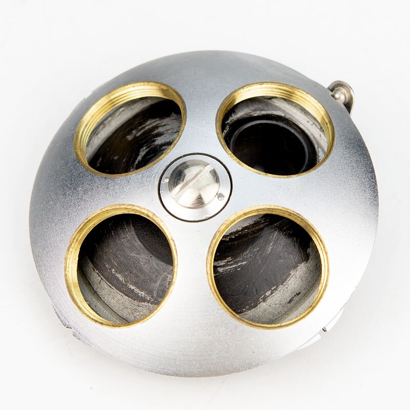 Microscope Accessories Quadruple Nosepiece Four-hole Biological Microscope Objective Lens Adapter Mounting Thread 20.2mm