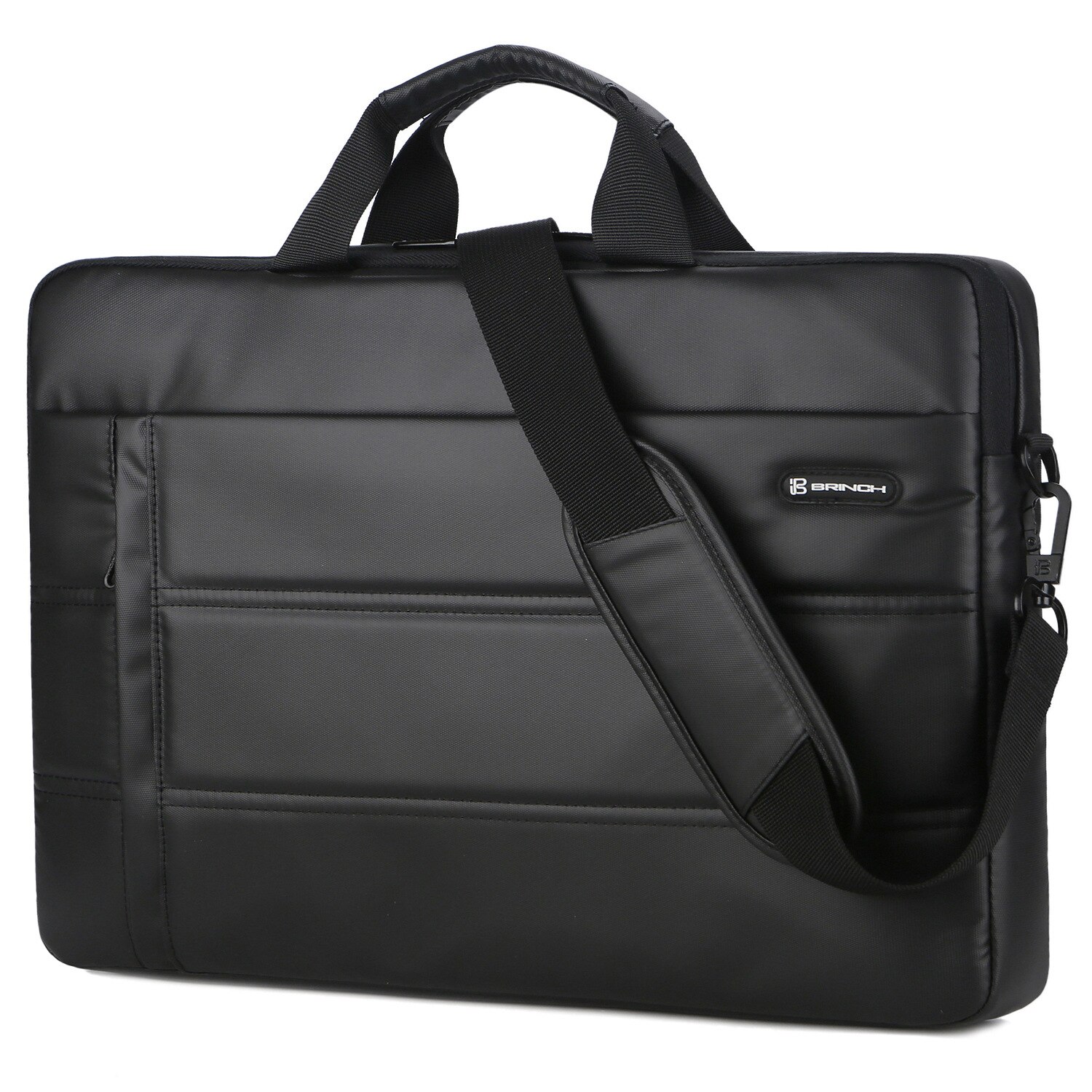 Aktetas heren leren laptoptas zijtas voor heren businesstas bandouliere heren computertas laptoptassen voor heren: 5 15 inch