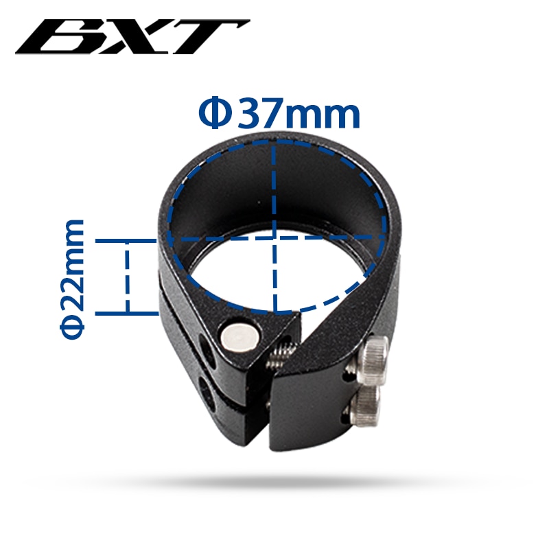 Fiets Zadelpenklem 31.8/34.9/37Mm Fiets Zadelpen Buisklem Aluminium Mtb Mountain Racefiets zitbuis Clip