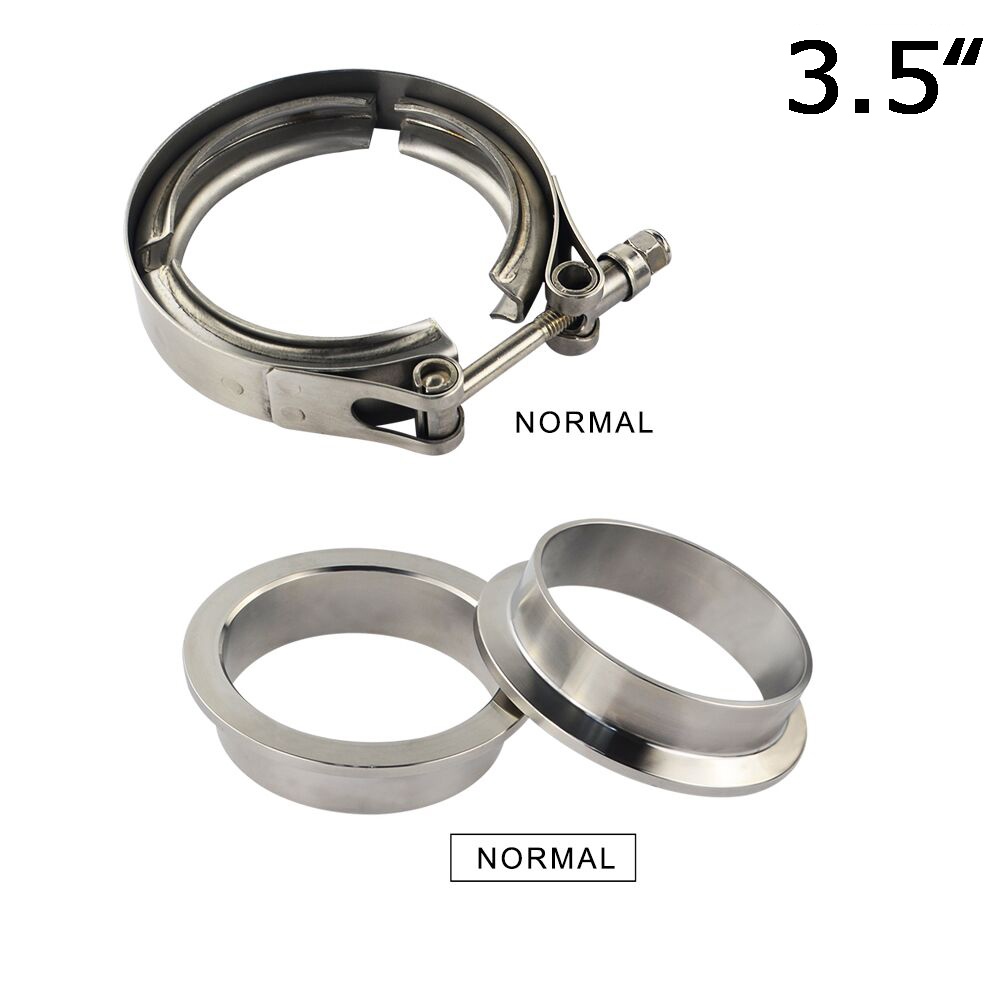 2 &quot;2.5&quot; 3 &quot;3.5&quot; 4 &quot;Rvs Auto V-Band Mannelijke Vrouwelijke Uitlaat Flens vband Klemmen V Band Klem Kit 1.5 2.5 3 Inch Clip: VCN35 VFN35