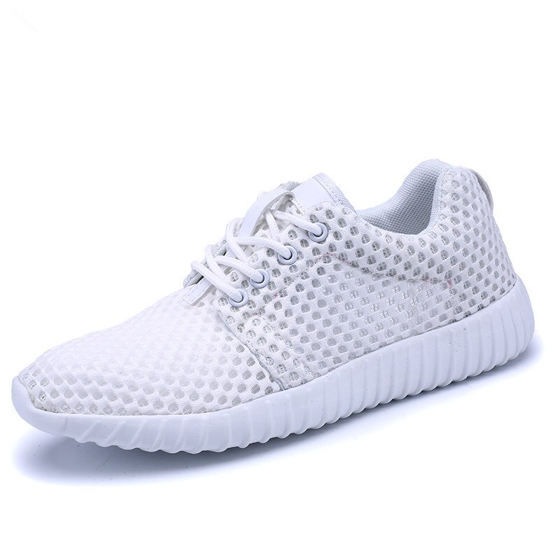 Pustende tennissko til menn svart hvit treningsstudio sportssko menn joggesko zapatos chaussure homme tennis masculino zapatillas: Hvit / 10