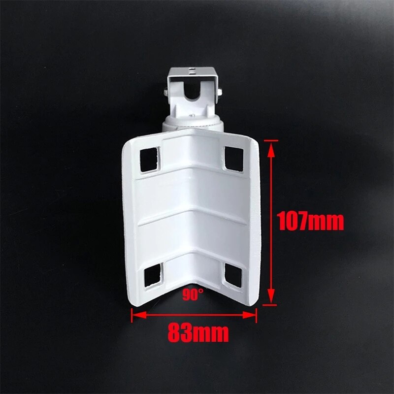 CCTV Camera Bracket Cylindrical Pillars&amp;Pole Corner Wall Mount Bracket With Adjustable Hoop Ring for Security Video Surveillance