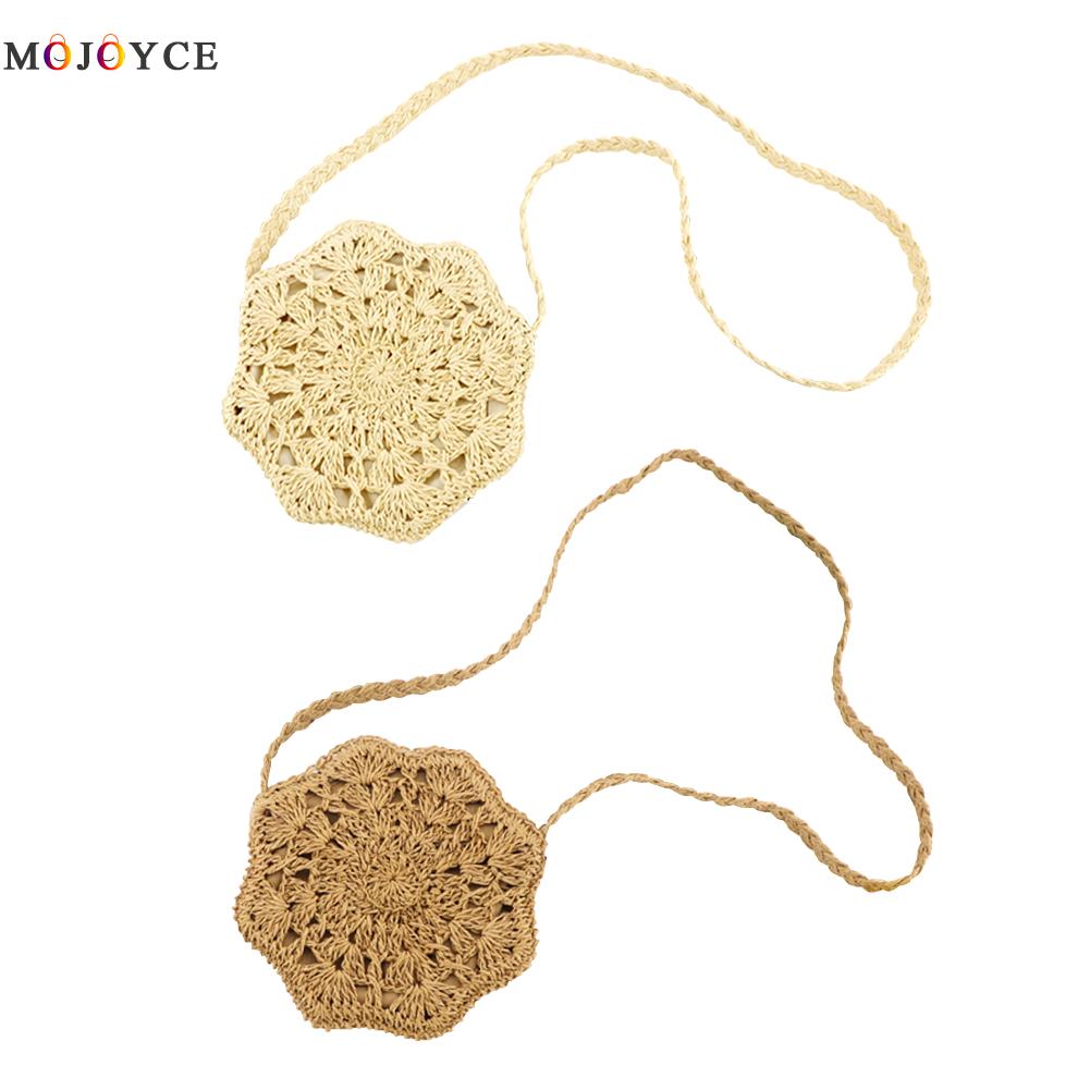 Rattan Gewebt Runde Stroh Tasche Für Frauen Sommer Umhängetaschen Dame Handtasche betroffen Sommer Strand Tasche Frau Schulter Bote ba