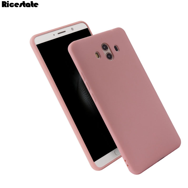 Huawei Mate 10 serie Mate 10 Pro / Mate 10 Lite Custodia opaca in tinta unita per Huawei Mate10 Cover posteriore Proteggi la pelle Custodia in silicone