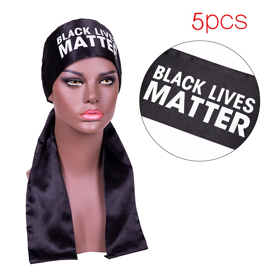 Alileader billig silke sateng kant skjerf sateng kant hodebånd for parykker sateng kant legging skjerf hair extensions wraps hodebånd: Saken hei 5 stk