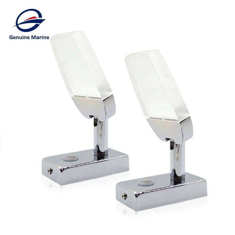 2 Stuks Marine Boot 12V 24V Verstelbare Roterende Moderne Muur Decoratieve Led Leeslamp: Default Title