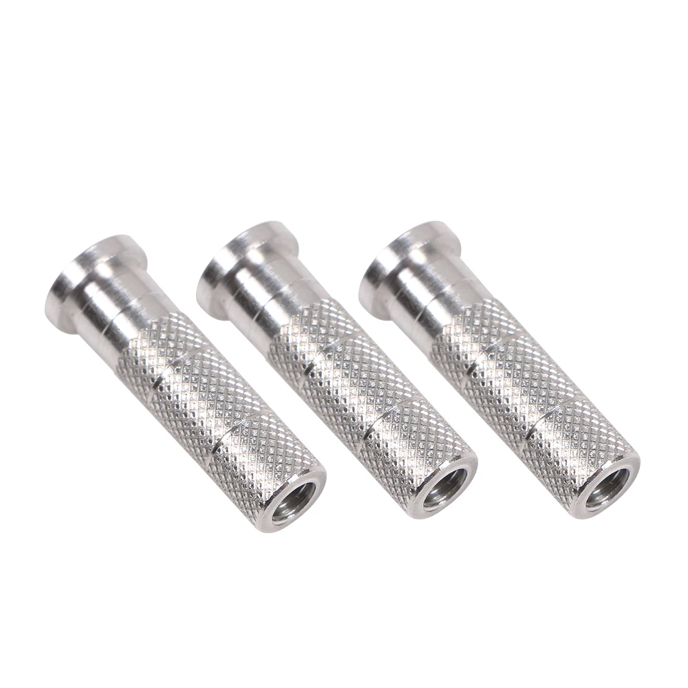 Flecha de tiro con arco, inserción de aluminio para ID 6,2mm/7,6mm, accesorios de eje de flecha de fibra de carbono/fibra de vidrio para flecha de eje de caza, 30 uds.