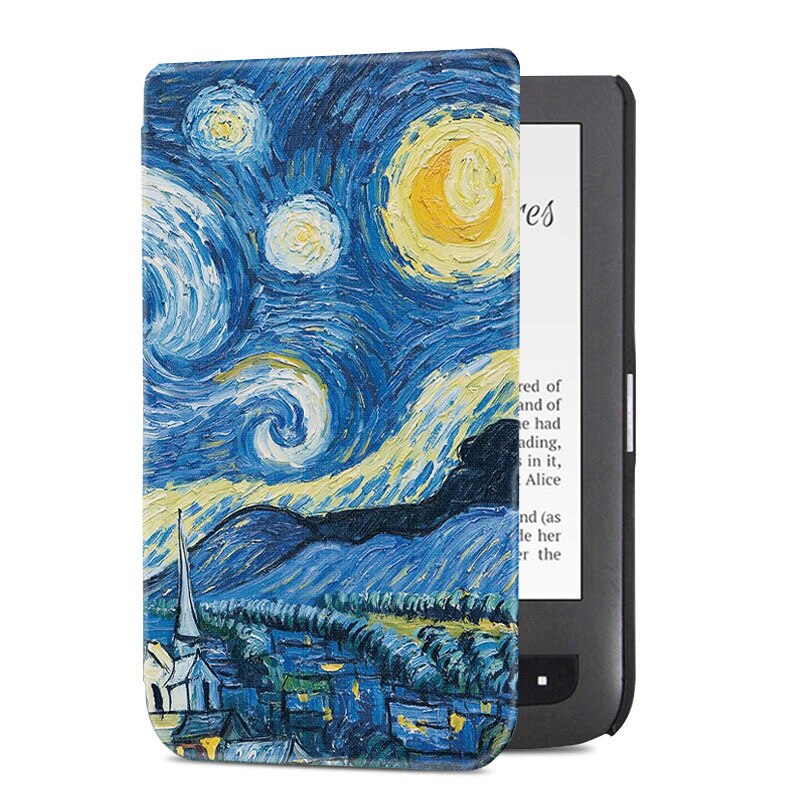 case for Pocketbook Touch Lux 3/PocketBook Basic 3 eReader Lightweight ultrathin shell cover for pocketbook 626/624: Starry Sky