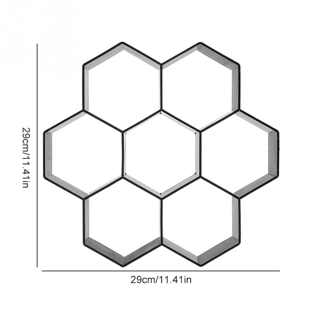 Diy Patio Lopen Stencil Maker Stepping Steen Beton Bestrating Mold Herbruikbare Path Maker Mold Diy Tuin Straatsteen Baksteen Mallen