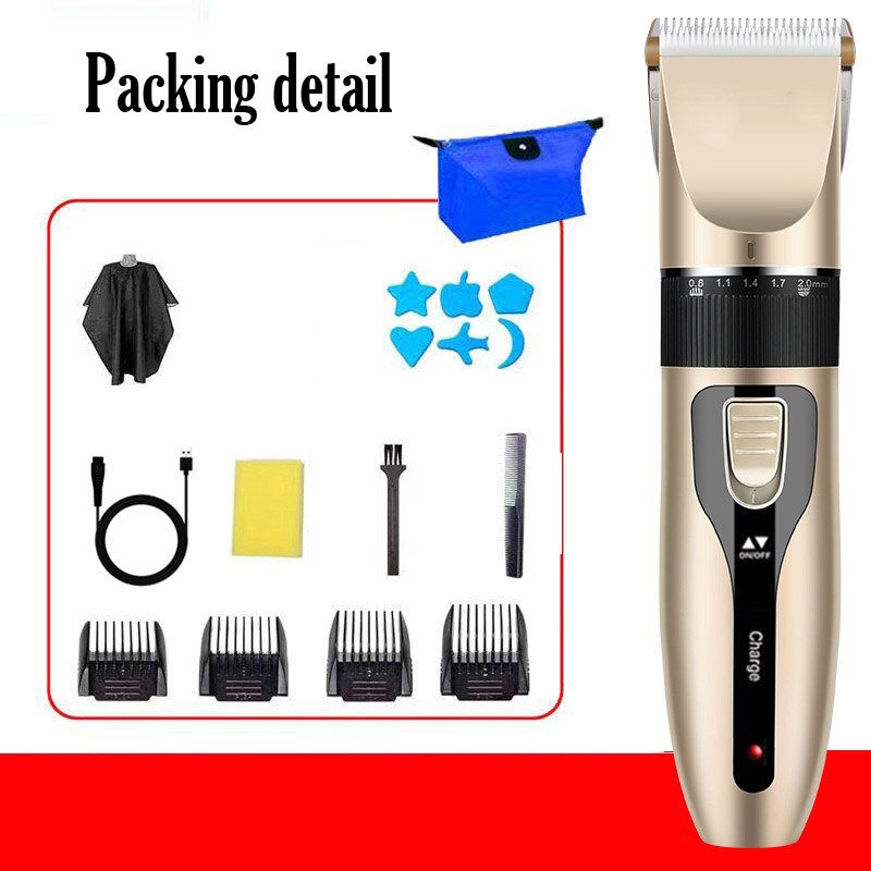 Thuis Usb Baby Elektrische Kapsel Trimmer Batterij Familie Mannen Tondeuse Waterdicht R-Hoek Keramische Laag Geluidsniveau Haar cutter: Default Title