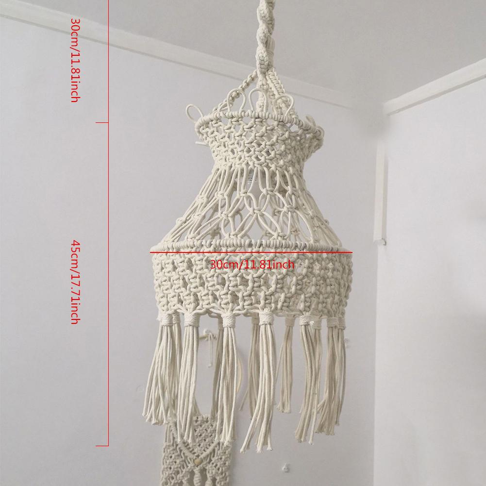 Creatieve Hand-gebreide Lampenkap Marokkaanse Stijl Opknoping Lamp Decoratie voor Woonkamer Slaapkamer Bruiloft