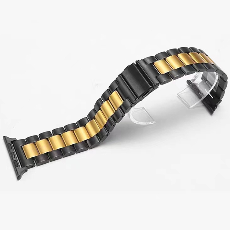 Pulseira de Aço Inoxidável para Apple Watch, Bracelete de Metal, Ultra 49mm, 10mm, 42mm, 46mm, 9mm, 8, 7, 45mm, 41mm, iWatch 6, 5, 4, 3, SE, 44 milímetros, 40 milímetros