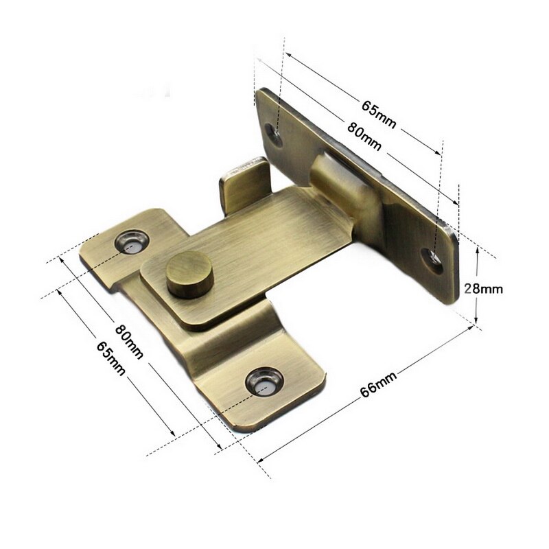 90 Degree Right Angle Door Lock Latch Hasp Bending Latch Barrel Bolt for Doors Window Cabinet Buckle Bolt Sliding Lock: type3