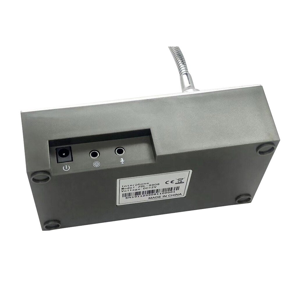 Two-way Call Through the Window Glass Counter Intercom Speaker System of the Shop Office Window Microphone Intercom Speaker