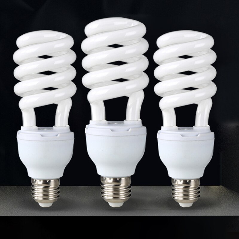 Super Spirale Glühbirne Energie-spar Lampen Rohre E27 5-40W Retro Decor Lampen Helle Birnen AC220V LED Lampe Hause Dekoration