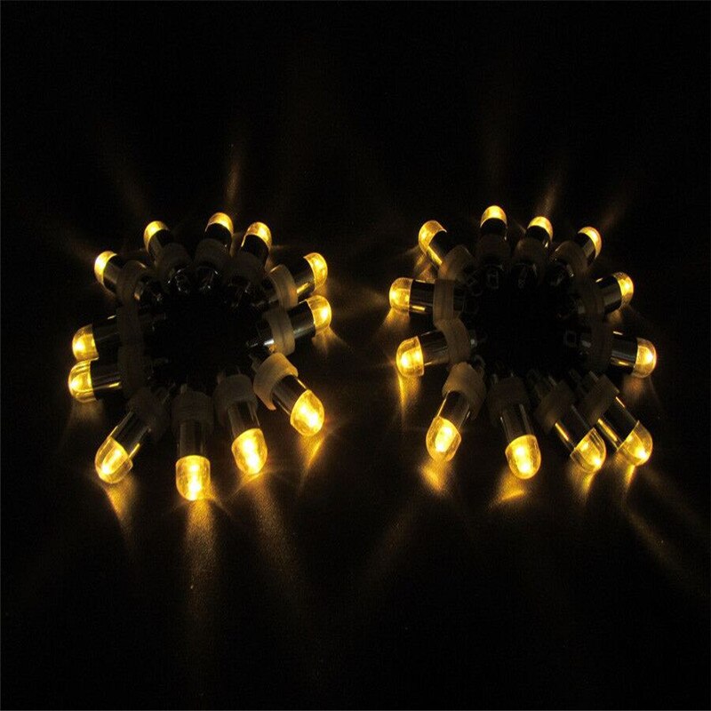 10pcs/Lot Battery Operated Micro Mini LED Light For Party Event Wedding Decoration Mini LED Vase Paper Lantern Light For Decor