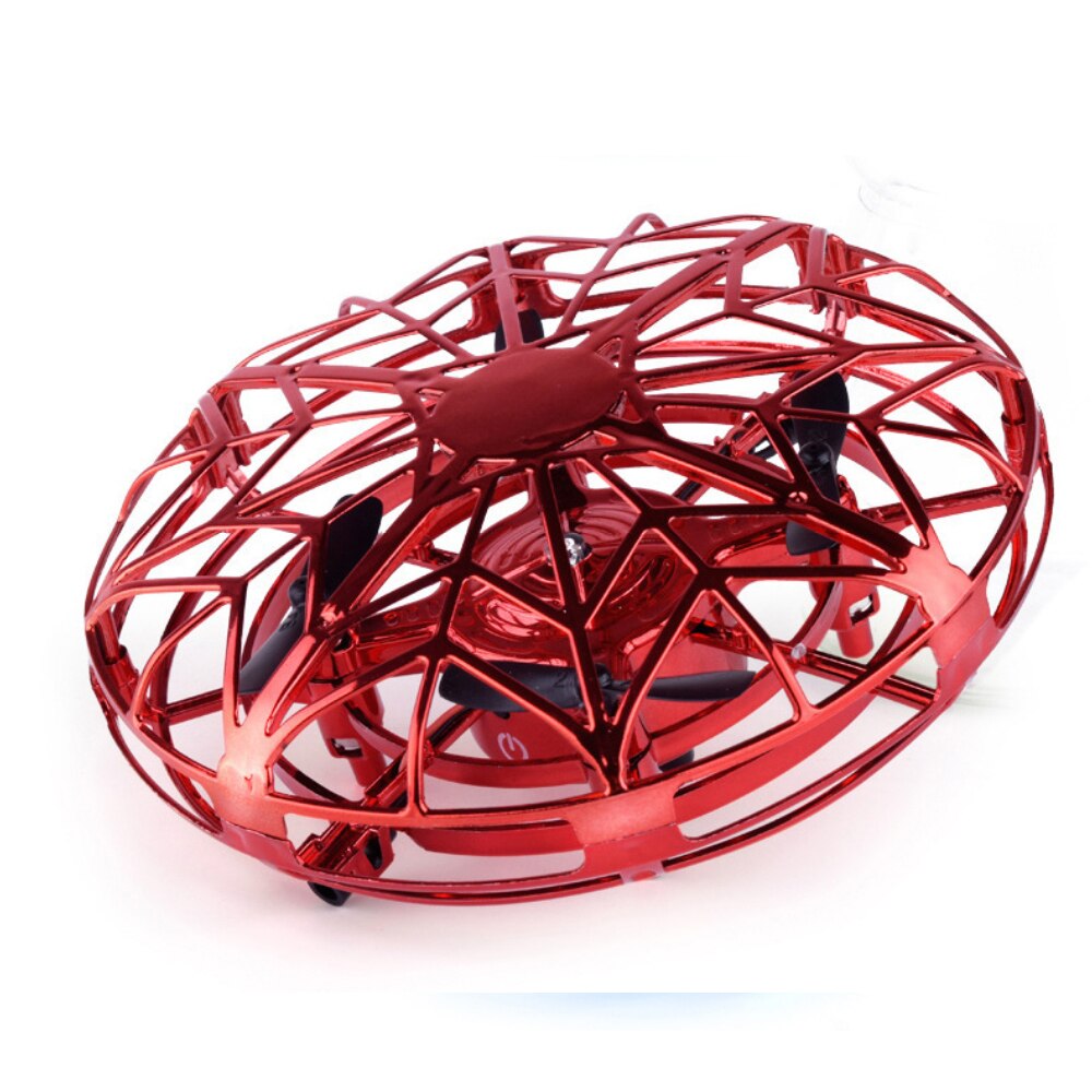 Induction Suspension UFO Aircraft Flying Toys Gesture Sensor Smart Flying Saucer with LED Lights Mini Aircraft play