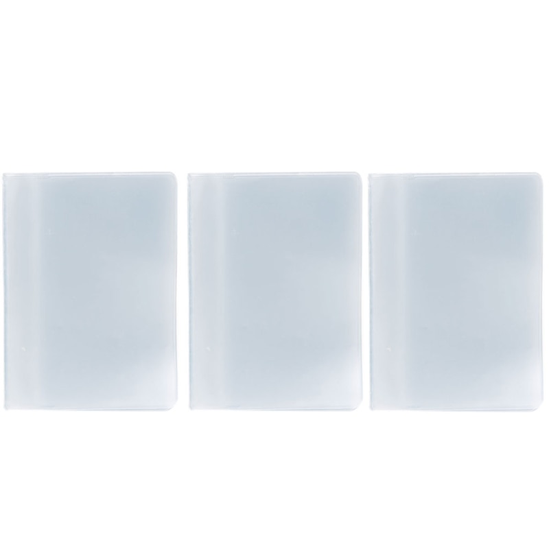 THINKTHENDO nouvelle pochette transparente en plastique PVC nom ID porte-carte de crédit