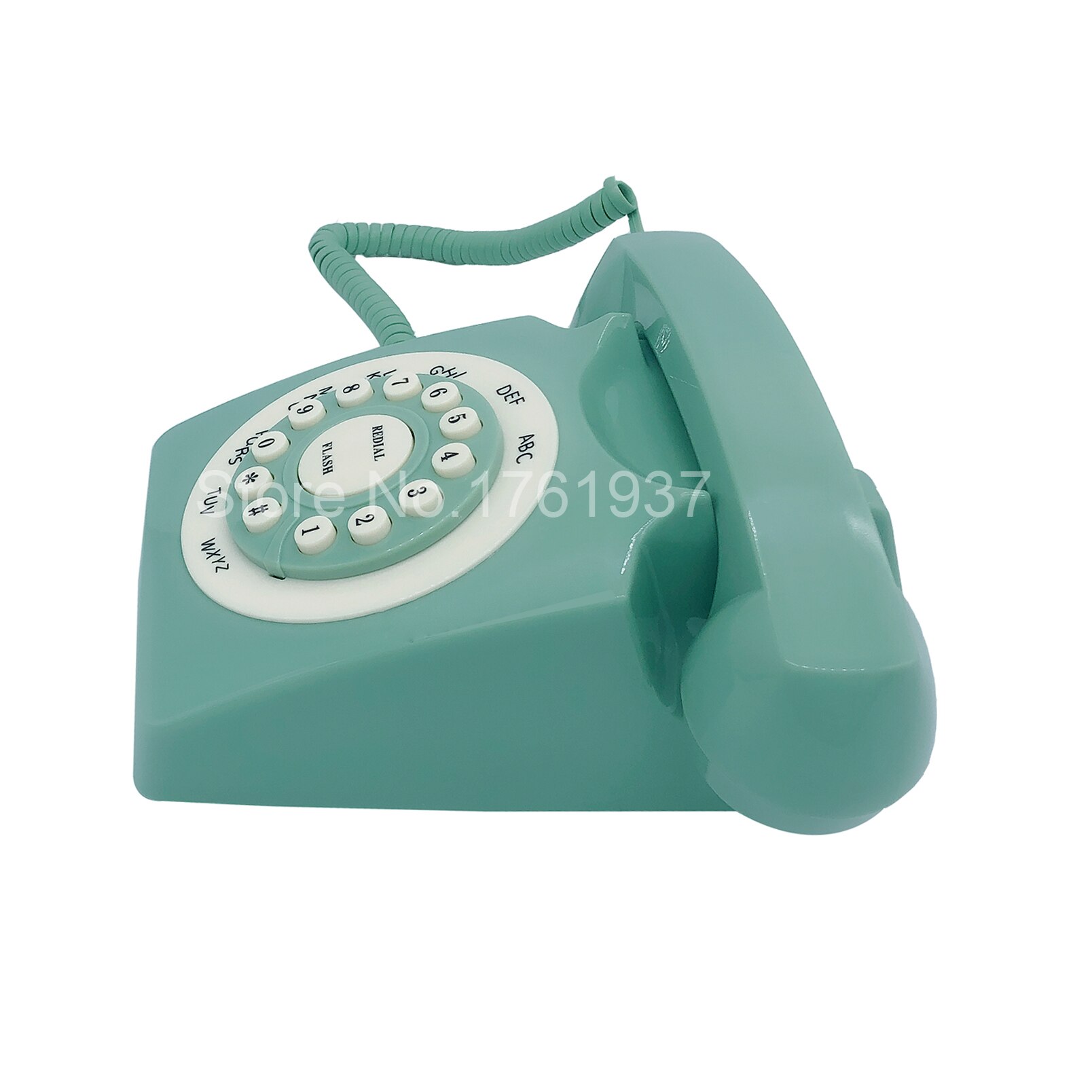 Grün retro Telefon, Schnur Festnetz telefon, Klassische Jahrgang Alte Telefon für Heim &Ampere; Büro, für Senioren
