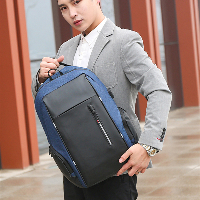 4 Colors Backpack Men USB Charging Waterproof 15.6 Inch Laptop Casual Oxford Male Business Bag Computer Notebook Backpacks