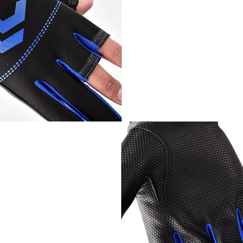 Fishing Gloves Outdoor 3 Fingers Cut Fishing Gloves Waterproof Fishing Accessories Carp Fishing Accessories