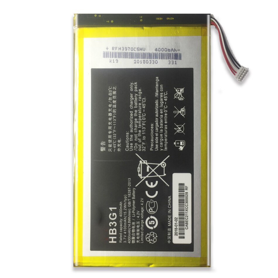 HB3G1/HB3G1H batterie 4000mAh Für Huawei S7-303 S7 303 S7-931 T1-701u S7-301w MediaPad Medien Pad 7 Lite/7 lite s7-301u S7-302