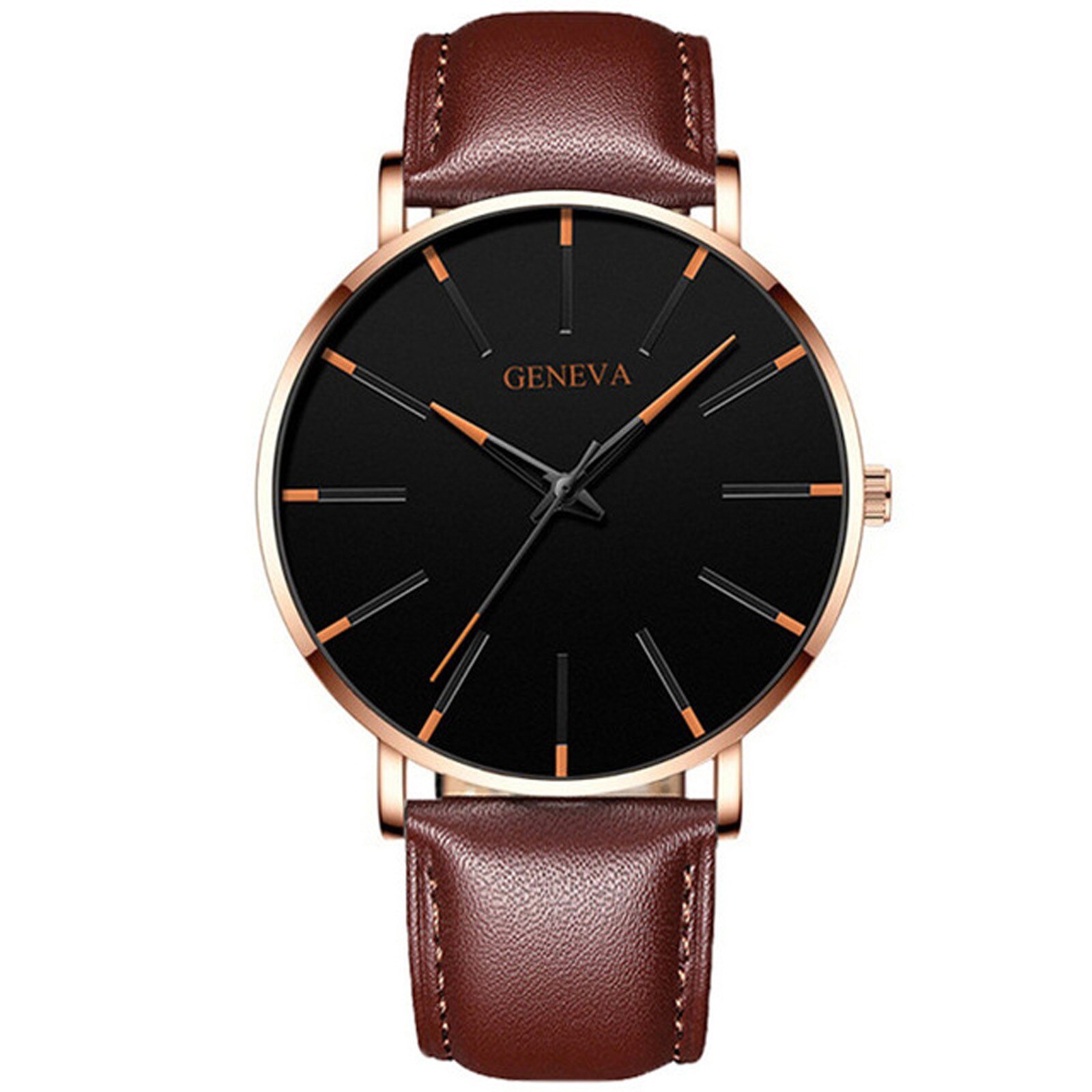 Minimalist Men's Ultra Thin Watches Simple Men Business Stainless Steel Mesh Belt Quartz Watch Masculino: S