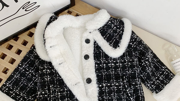 Wollen jas voor meisjes