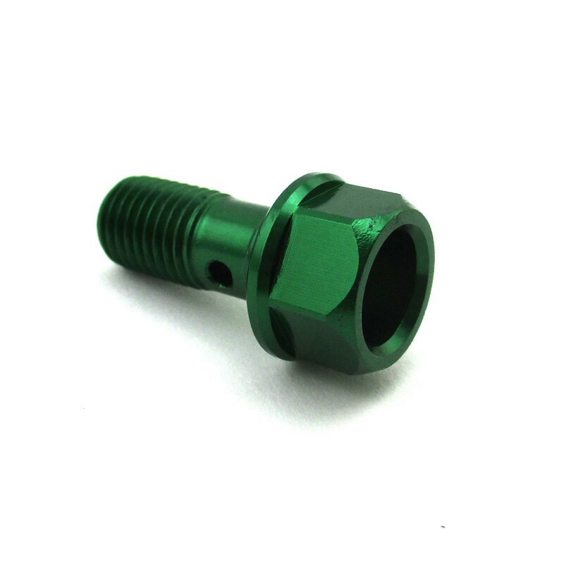 XLSION Banjo Bolt M10x1.25 For Pit Dirt Bike ATV Quad Moped Scooter Go Kart Motorcycle Brake Oil Cooler: Green