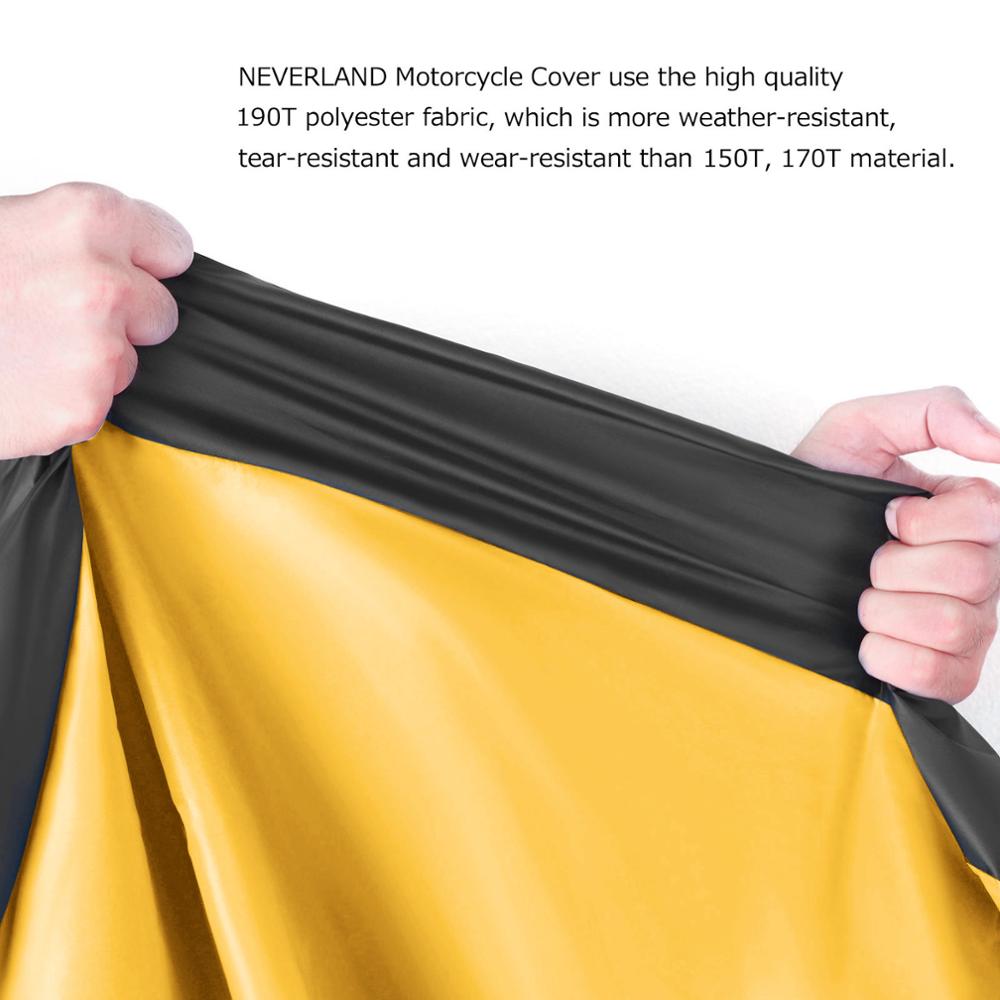 Neverland M 200cm Waterproof 190T Covers Dirt Bike Motorcycle Motors Dust Rain Snow UV Protector Cover Indoor Outdoor D35