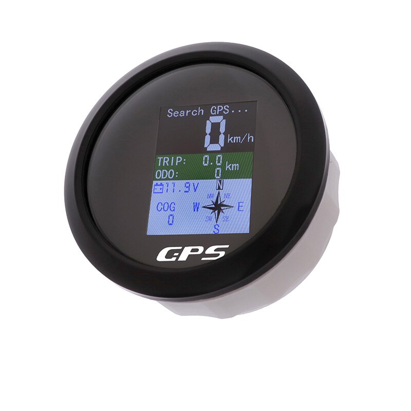 85mm GPS Tachometer Kilometerzähler Einstellbare Reise ODO COG Voltmeter TFT Bildschirm Geschwindigkeit Messgeräte Für Motor Yacht Boot Auto Außenbordmotor