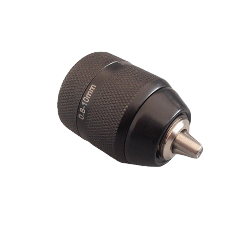 Metal Keyless 0.8-10mm 3-Jaw 3/8-24UNF Drill Chuck Quick Change Adapter SDS-Plus Shank 1/4" Hex Square Fit Hammer Drill: Chuck Only