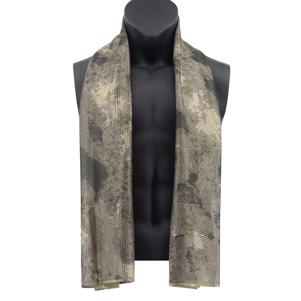 Jagd Gittergewebe Atmungsaktive Schal 165*48 cm Taktische Bandana Spezielle Bedienungen Tarnung Gesicht Handtuch Gewehr Tarnung Netz