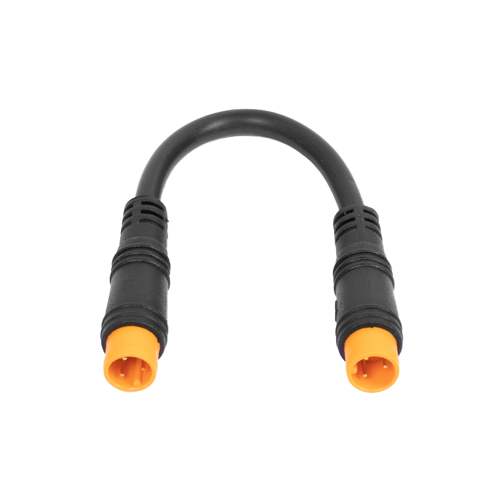 Cable de acelerador de pulgar con Sensor de 3 pines para bicicleta eléctrica, conectores impermeables para Motor, Cables hembra-hembra/macho-macho, 3 pines