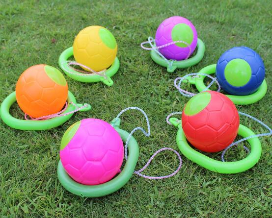Pelota de juguete clásica para niños, juguete de saltar con luz LED, ejercicio de coordinación y equilibrio, para patio de juegos, WYW