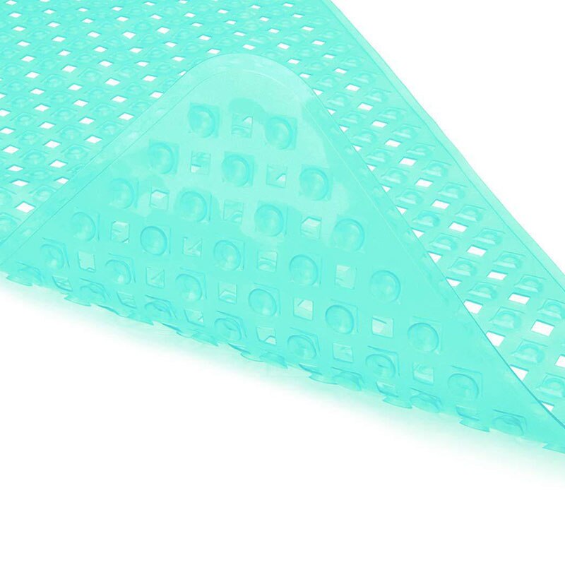 Badmat Extra Lange Douchebak Antislip Met Drainage Zuignappen Wasbare Zuignap Badkamer Anti-Slip Mat H99F: Green