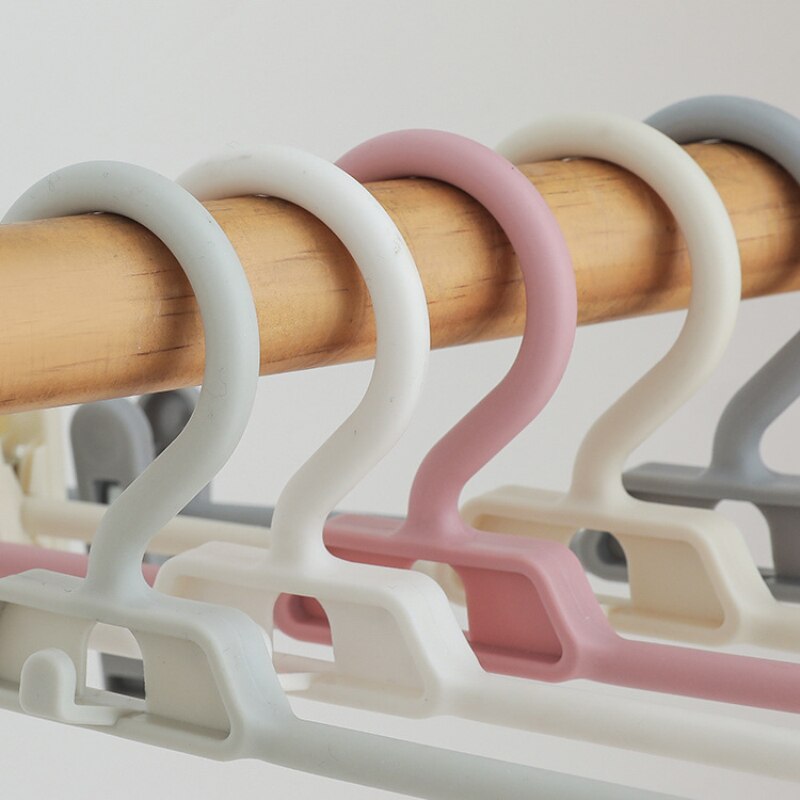 Broek Rekken Hanger Kleding Garderobe Hangers Clip Rok Peg Hanger Ruimtebesparend Haak Rack Verstelbare Pinch Grip Droogrek