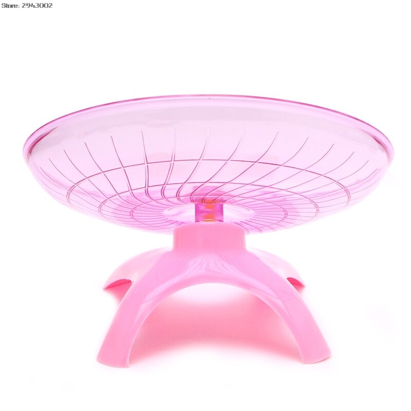 Pet Hamster Running Disc Flying Saucer Exercise Wheel For Pets Mice Hamsters Gerbil Cage Toy