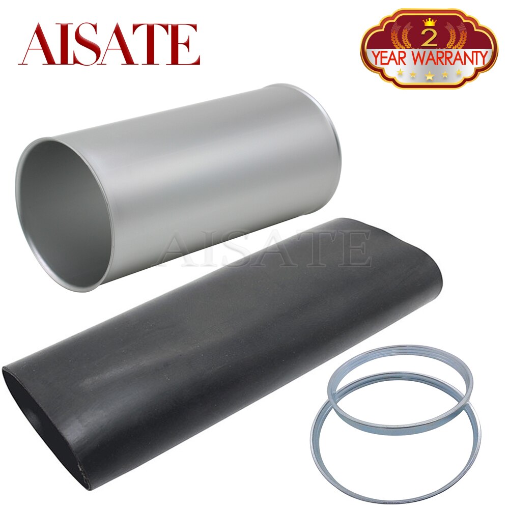 Tylny gumowy resor pneumatyczny rękaw + aluminiowy rozruch z pierścieniami robić zestawu naprawczego zawieszenia pneumatycznego Mercedes W220 S Class 2203205013