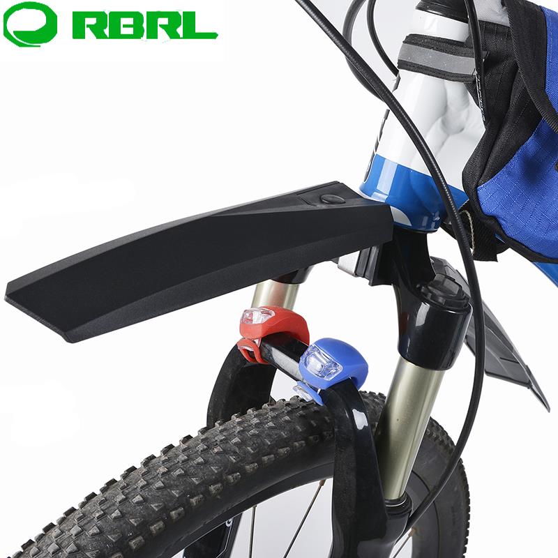 Rbrl 24-29 "mountainbike stänkskärm mtb cykel stänkskydd främre & bakre släpp låsskydd försvarsset cykling fett stänkskärm