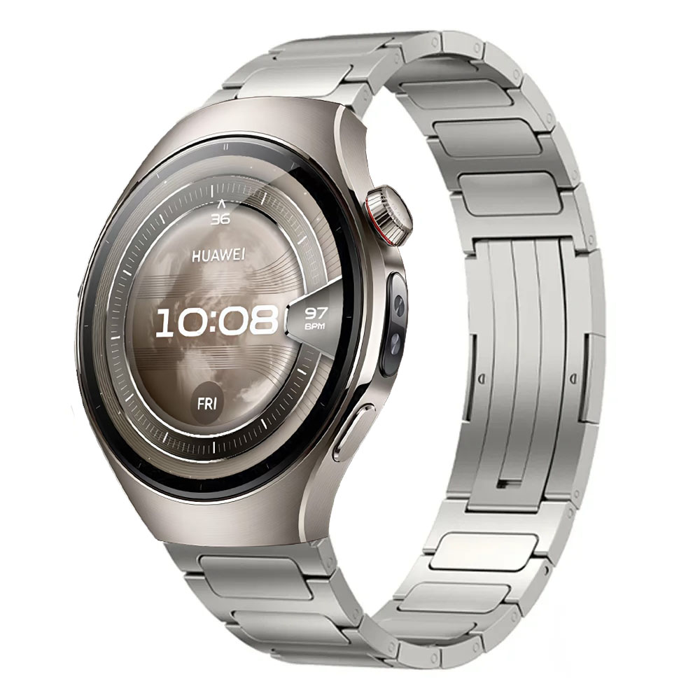 22mm Titanium Alloy Strap for Huawei Watch 5 4/GT5 4 3 2 Pro Garmin Forerunner 965 970 Bracelet Band Amazfit GTR 4/3 Pro/Bip 6-5